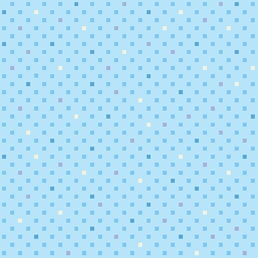 Dazzle Dot 2 By Christa Watson By The 1/2 Yard Dazzling Squares Light Blue