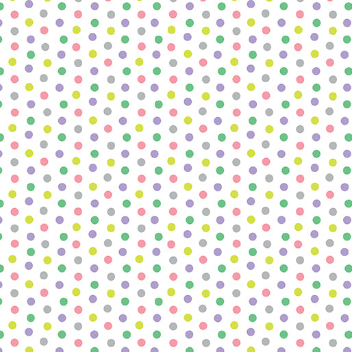 Cozy Dot Multi/White