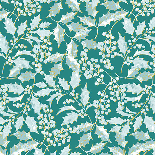 Winter Holly Teal