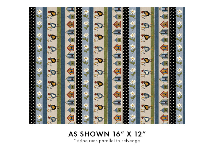 Prairie Chicks Stripe Blue/Multi