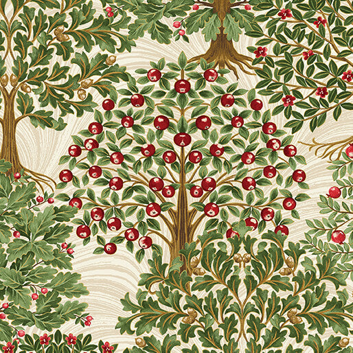 NOVEMBER PREORDER -- Grand Trees-Winter Cream/Multi