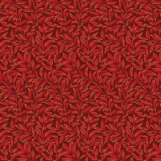 NOVEMBER PREORDER -- Breezy Leaves Red