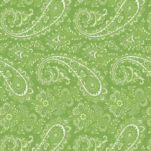 DECEMBER PREORDER -- Bandana Paisley Green