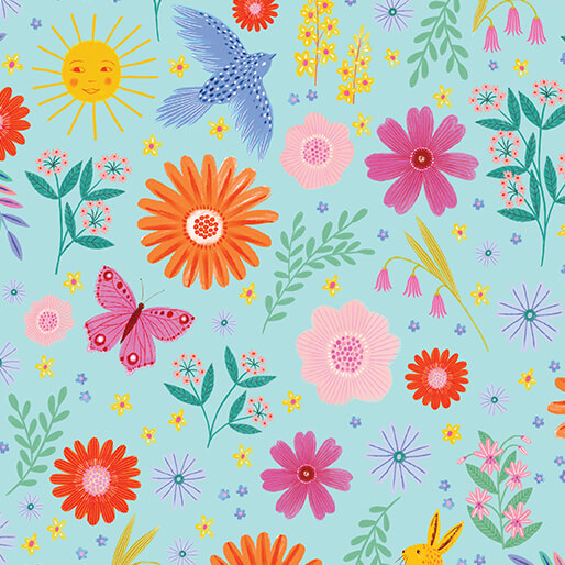 JANUARY PREORDER -- Nature's Song Lt.Turquoise/Multi