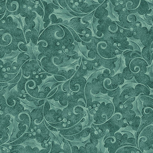 Star Of Wonder Star Of Light By Nancy Halvorsen For Benartex By The 1/2 Yard Holly Aqua