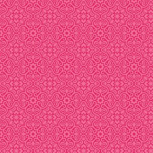 Transparency Watercolors MODERN QUILT STUDIO By The 1/2 Yard Damask Raspberry