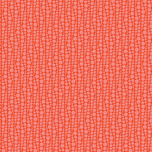 Transparency Watercolors MODERN QUILT STUDIO By The 1/2 Yard Bubbles Coral