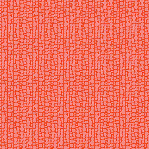 Transparency Watercolors MODERN QUILT STUDIO By The 1/2 Yard Bubbles Coral