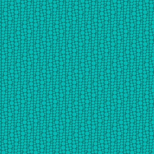 Transparency Watercolors MODERN QUILT STUDIO By The 1/2 Yard Bubbles Teal