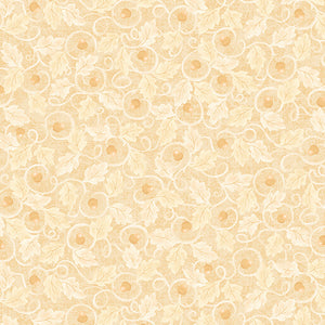 Nancy Halvorsen Autumn Breeze By The 1/2 Yard Acorn Twirl Cream