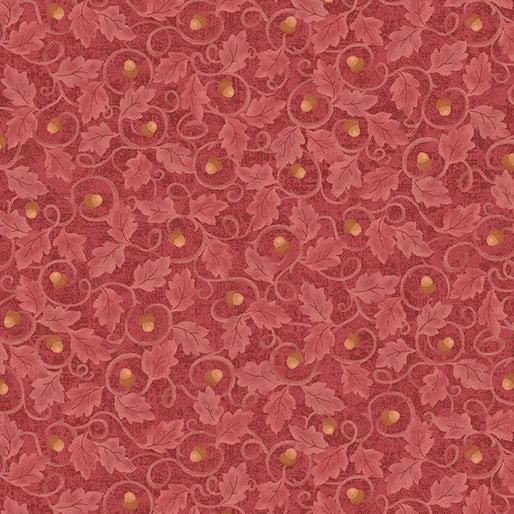 Nancy Halvorsen Autumn Breeze By The 1/2 Yard Acorn Twirl Maple