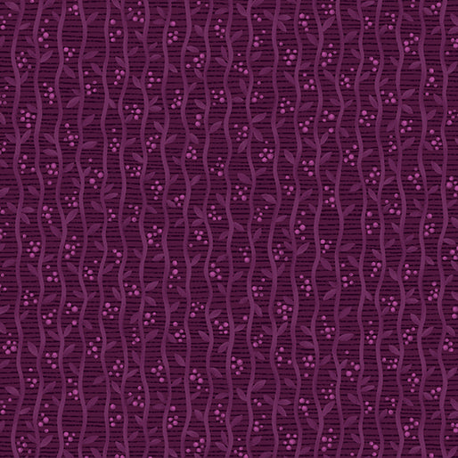 Nancy Halvorsen Autumn Breeze By The 1/2 Yard Harvest Stripe Plum