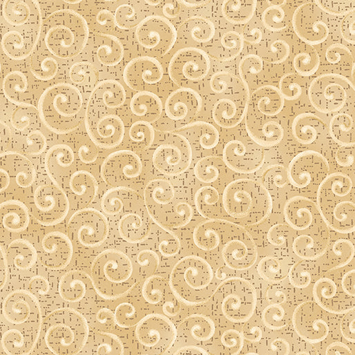 Nancy Halvorsen Autumn Breeze By The 1/2 Yard Swirling Winds Toast