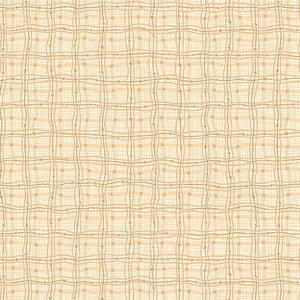 Nancy Halvorsen Autumn Breeze By The 1/2 Yard Rambling Plaid Cream