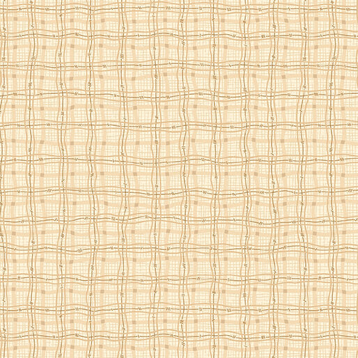 Nancy Halvorsen Autumn Breeze By The 1/2 Yard Rambling Plaid Cream