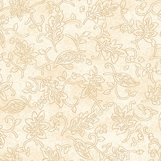 Nancy Halvorsen Autumn Breeze By The 1/2 Yard Drifting Silhouette Cream