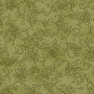 Nancy Halvorsen Autumn Breeze By The 1/2 Yard Drifting Silhouette Grass