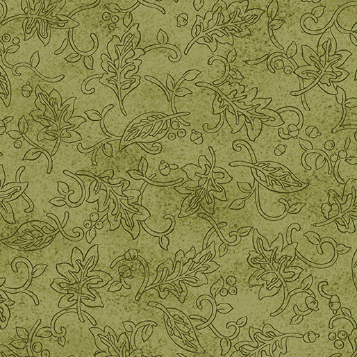 Nancy Halvorsen Autumn Breeze By The 1/2 Yard Drifting Silhouette Grass