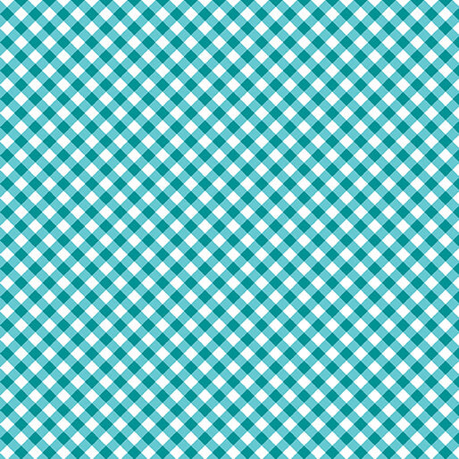 Pre Order Ships September Gingham Turquoise