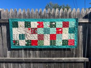 Christmas Table Runner Quilt 21x48"