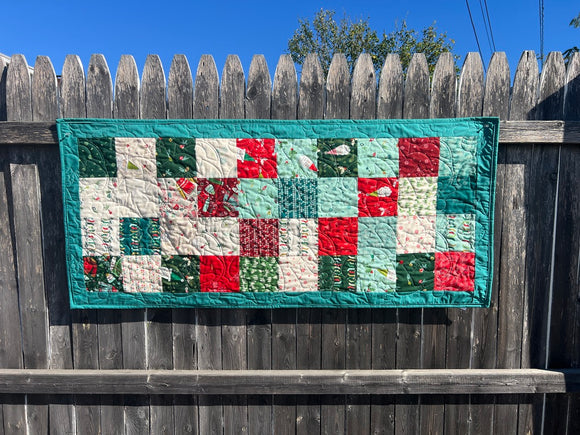 Christmas Table Runner Quilt 21x48