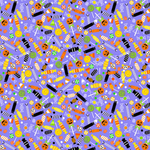 Halloween Little Monsters Emily Elizabeth Halloween Fabric Blank Textiles By The 1/2 Yard