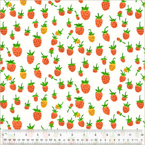 Pre Order Ships In June By The 1/2 Yard Studio Edit by Heather Ross Windham Fabrics Strawberries