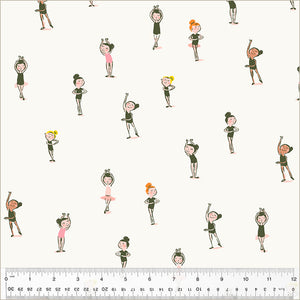 Pre Order Ships In June By The 1/2 Yard Studio Edit by Heather Ross Windham Fabrics Ballerinas