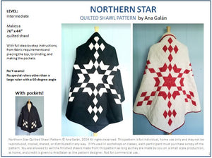 Saturday January 4th  9-5 PM Ana Galan Northern Star Shawl Class