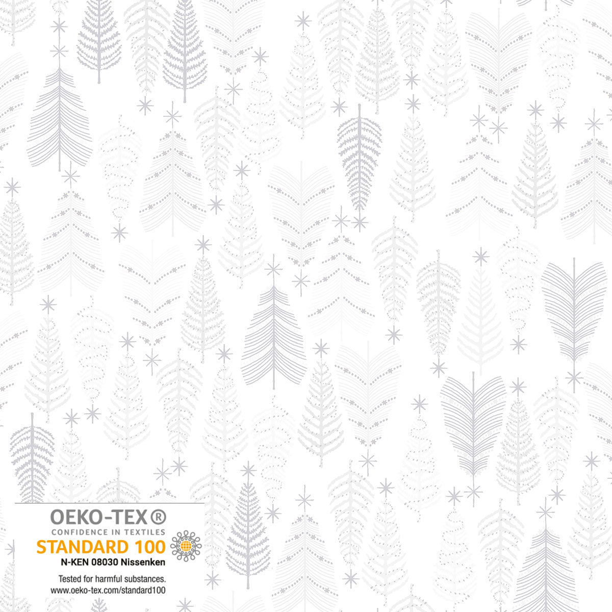 We Love Christmas Silver & White