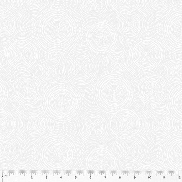 Windham By The 1/2 Yard Radiance  White on White