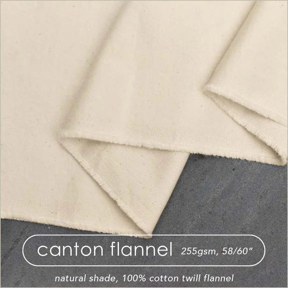 Pre Order Ships In Canton Flannel  Natural