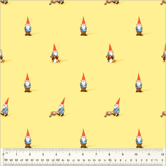 Pre Order Ships In June By The 1/2 Yard Studio Edit by Heather Ross Windham Fabrics Gnomes Yellow