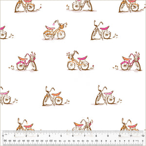 Pre Order Ships In June By The 1/2 Yard Studio Edit by Heather Ross Windham Fabrics Dream Bike