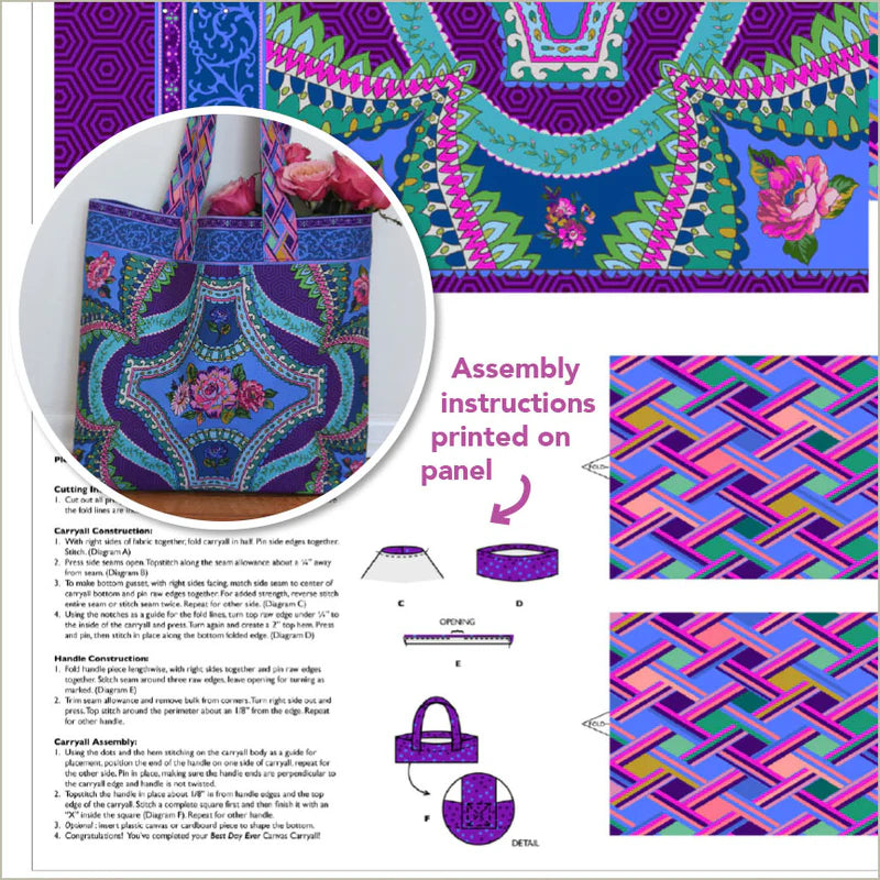 JANUARY PREORDER --  Jennifer Paganelli Best Day Ever Carryall Bag Panel