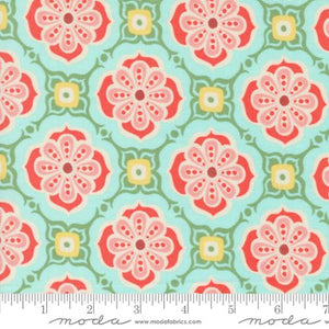 Pre Order Ships In September Moda Fabrics By Kate Spain Tango By The 1/2 Yard Alhambra Sky