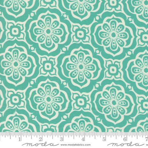 Pre Order Ships In September Moda Fabrics By Kate Spain Tango By The 1/2 Yard Alhambra Sea