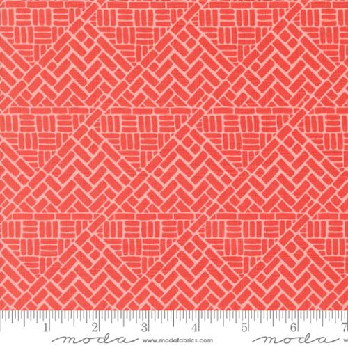 Pre Order Ships In September Moda Fabrics By Kate Spain Tango By The 1/2 Yard Mosaic Tangerine