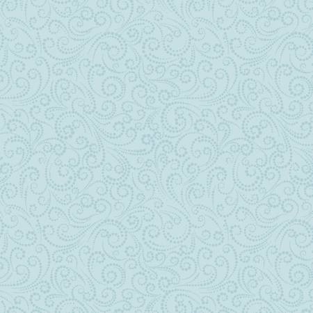 Dotted Scroll Aquamarine