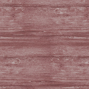 Benartex Washed Wood By the 1/2 Yard Red