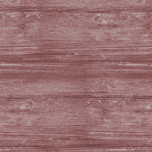 Benartex Washed Wood By the 1/2 Yard Red