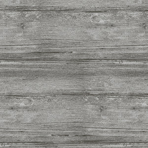 Benartex Washed Wood By the 1/2 Yard Charcoal