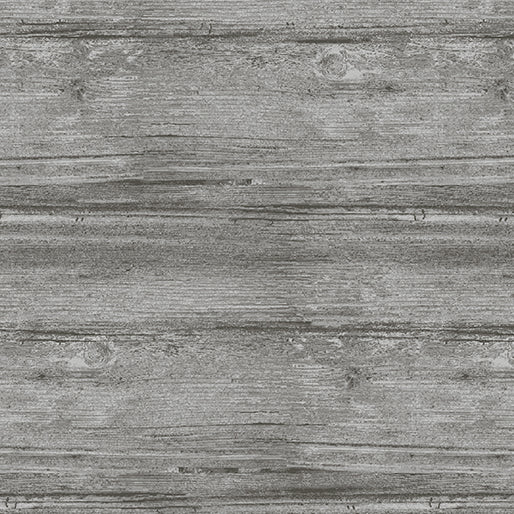 Benartex Washed Wood By the 1/2 Yard Charcoal