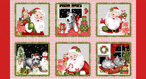 Pre Order Ships May 2024 Studioe Fabrics Christmas Candy Cane Lane By Kathleen Francour By The 1/2 Yard