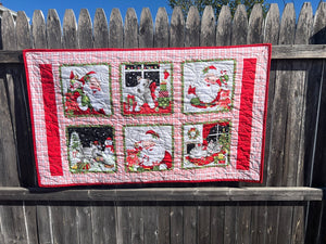 Christmas Table Runner Quilt 27x47"