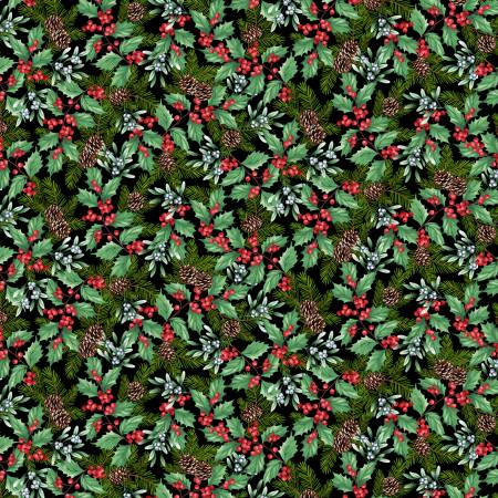Blooms Of The Holidays Fat Quarter Bundle 10 Pieces