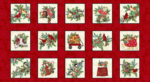 Pre Order Ships In August Holiday Bird Panel