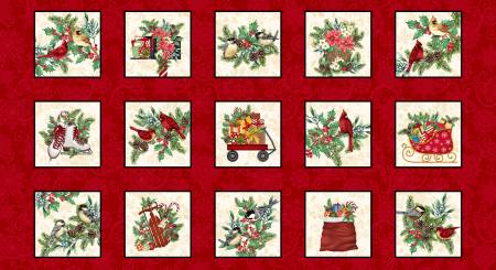 Red Multi Bird Blocks