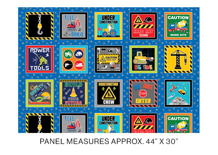 Construction Crew Panel 30x44"