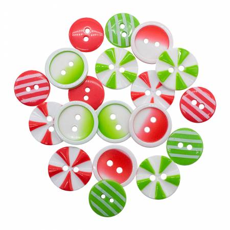 Colors of Christmas Buttons